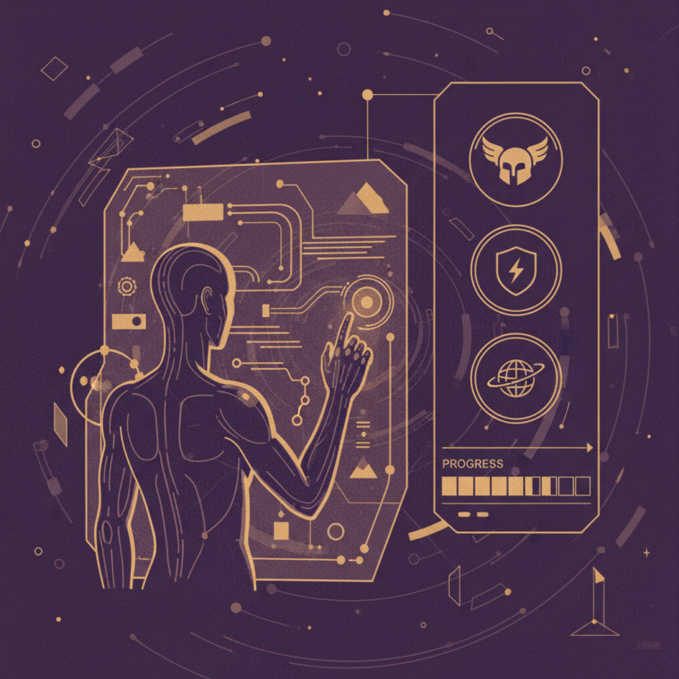 Abstract flat vector illustration for Hermes Agent / Agent OS spotlight content — Hermes Agent OS tutorial